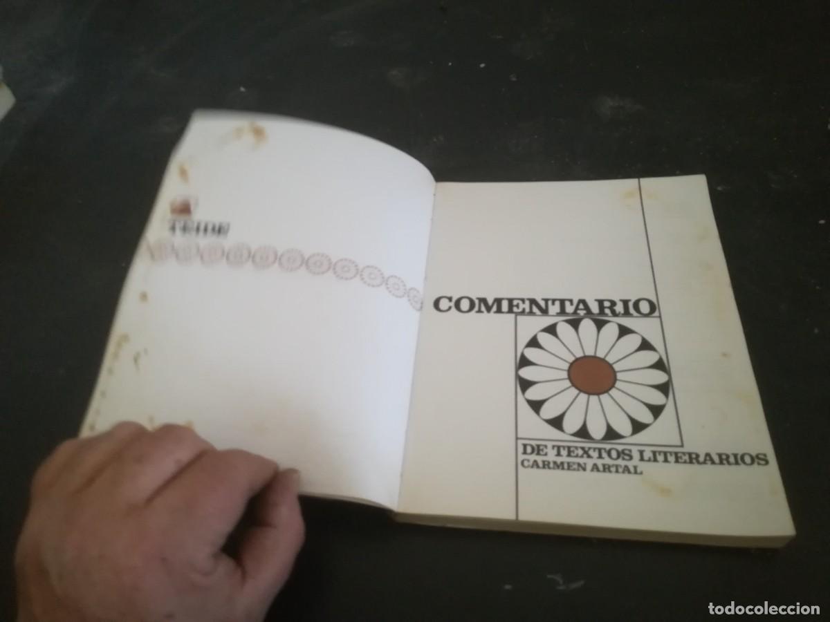 Libros de segunda mano: COMENTARIO DE TEXTOS LITERARIOS / CARMEN ARTAL / CONS 692 / TEIDE - Foto 4