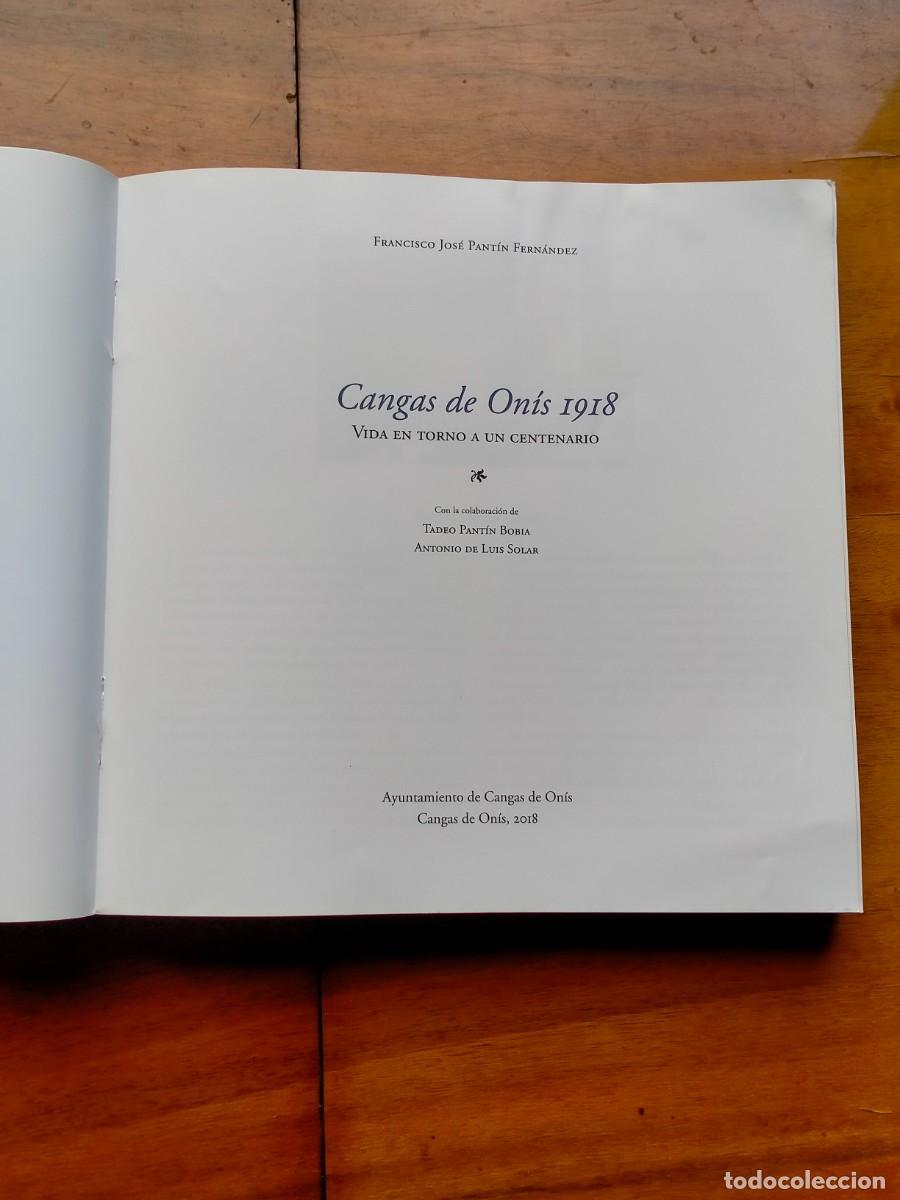 Libros de segunda mano: Cangas de On&iacute;s 1918 vida en torno a un centenario - Foto 2