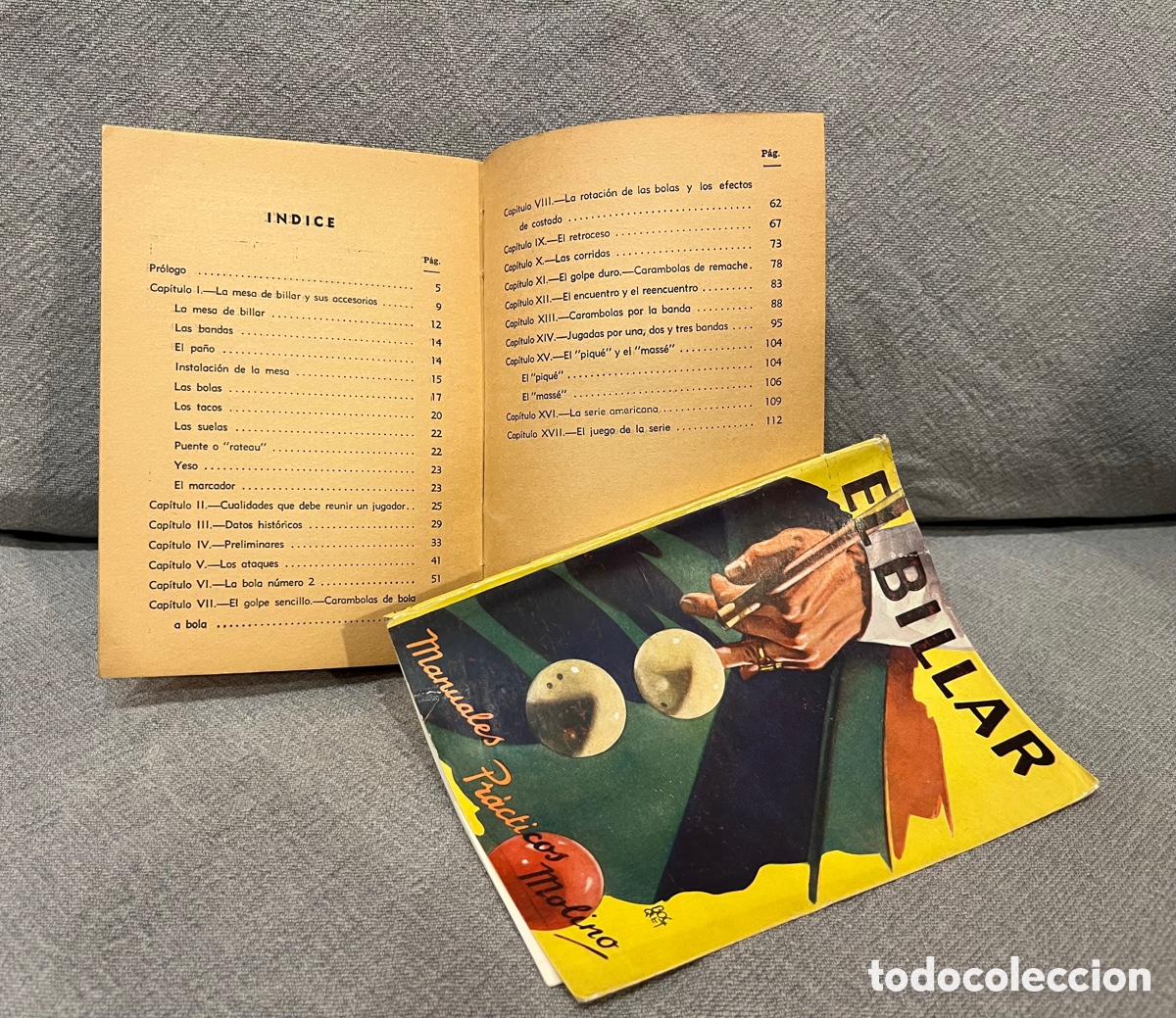 Libros de segunda mano: El Billar Manuales Pr&aacute;cticos Molino - Foto 6