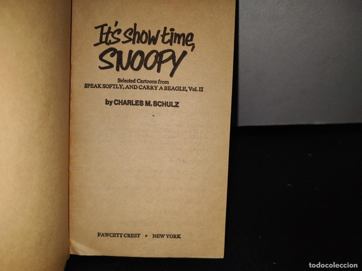 Libros de segunda mano: 92- ITS SHOWTIME, SNOOPY - CHARLES M. SCHULZ - 1975 - Foto 4