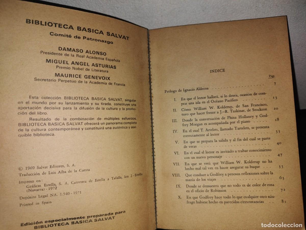 Libros de segunda mano: 47- ESCUELA DE ROBINSONES - JULIO VERNE - Foto 4