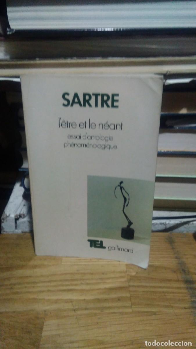 Libros de segunda mano: SARTRE , L&acute;ETRE ET LE M&Eacute;ANT, TEL GALLIMARD - Foto 1