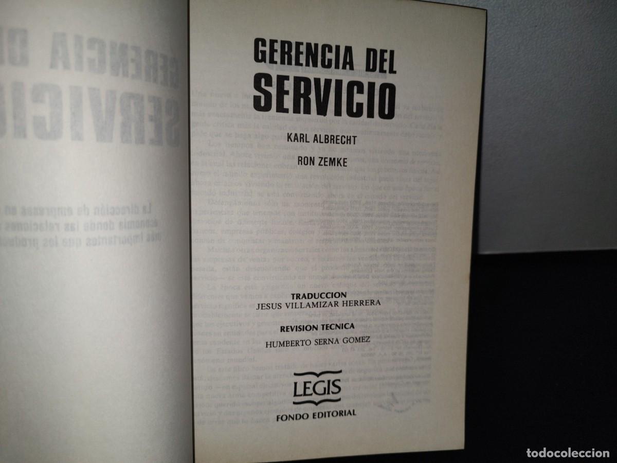 Libros de segunda mano: 92- GERENCIA DEL SERVICIO - KARL ALBRECHT - Foto 4