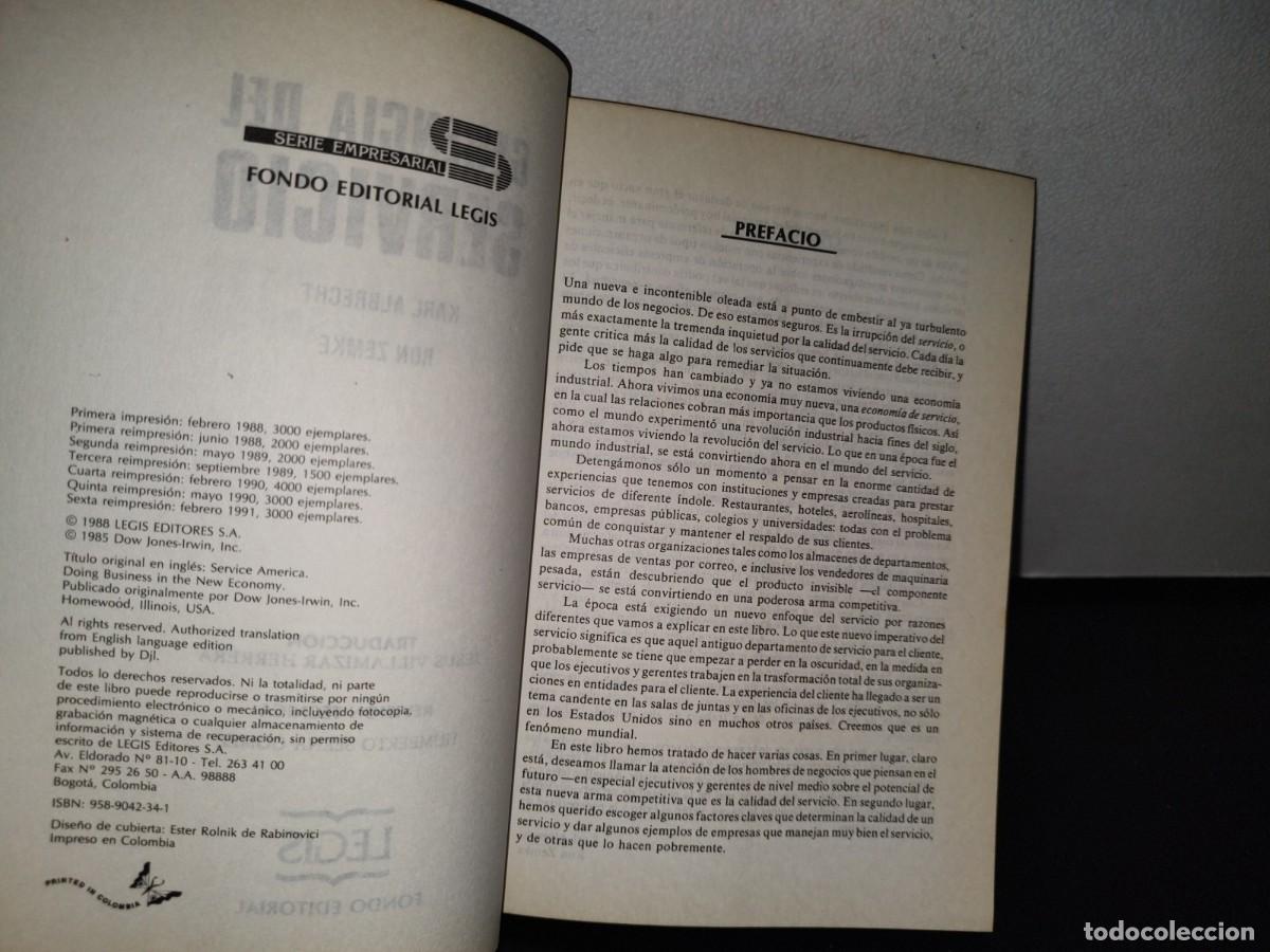 Libros de segunda mano: 92- GERENCIA DEL SERVICIO - KARL ALBRECHT - Foto 5