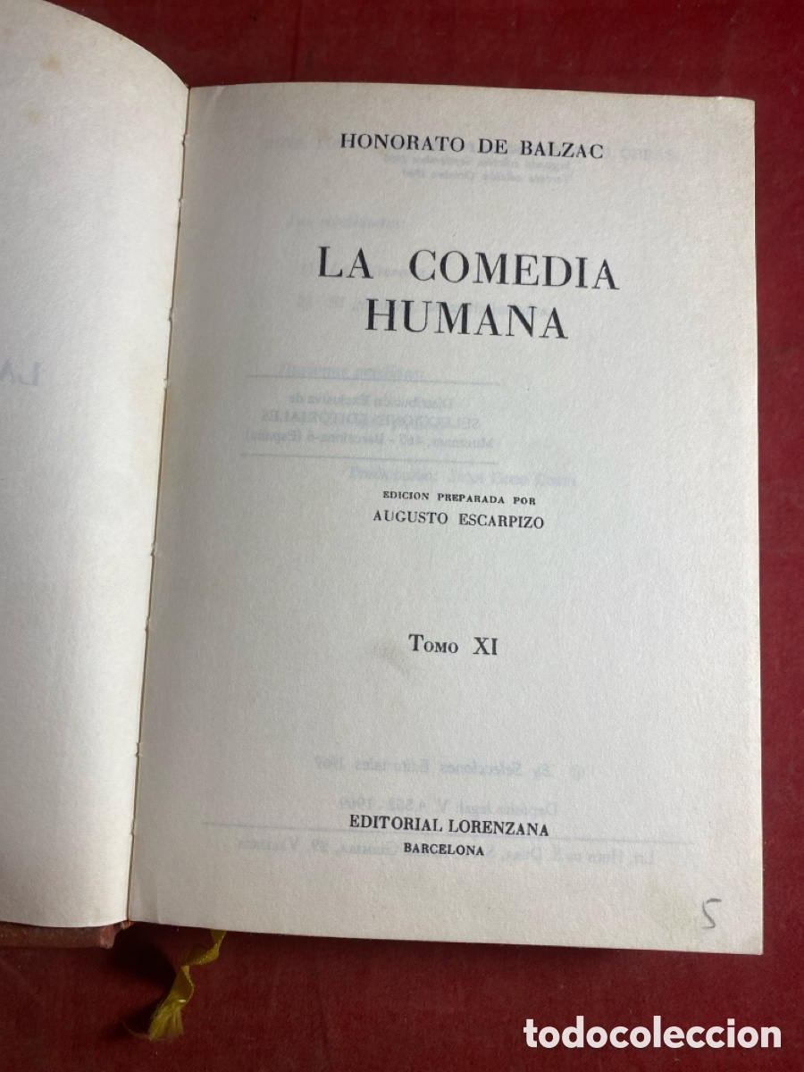 Libros de segunda mano: BALZAC. LA COMEDIA HUMANA - Foto 1