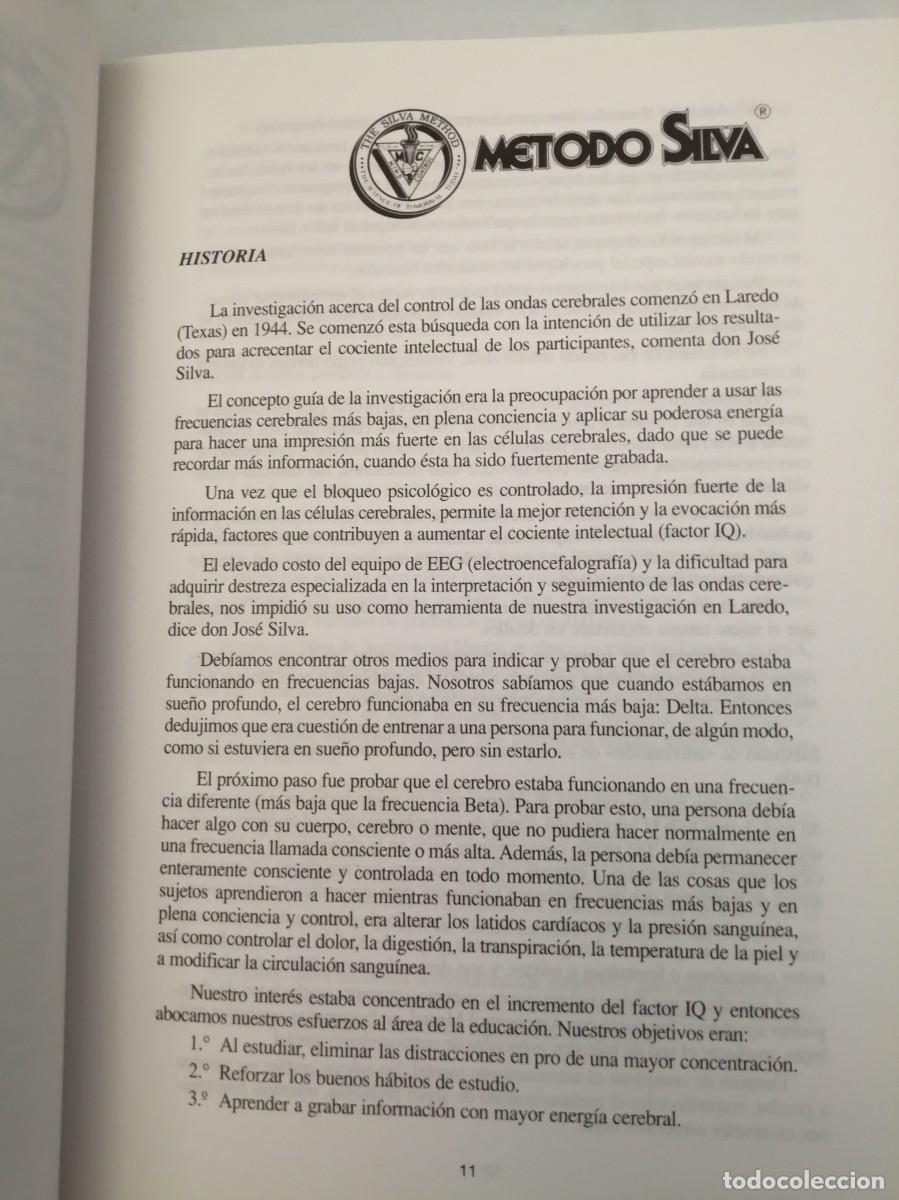 Libros de segunda mano: METODO SILVA. Serie de Conferencias B&aacute;sicas: Control del estr&eacute;s y Desarrollo Mental (Edici&oacute;n 156 pp) - Foto 5