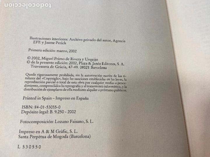 Libros de segunda mano: MIGUEL PRIMO DE RIVERA. NO A LAS DOS ESPA&Ntilde;AS. - Foto 4
