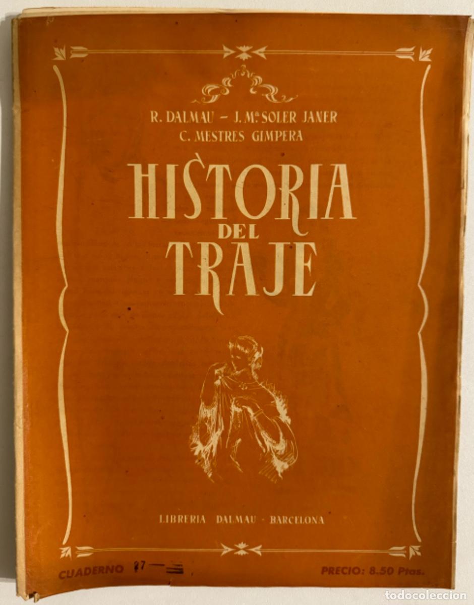 Libros de segunda mano: HISTORIA DEL TRAJE. LIBRER&Iacute;A DALMAU. - Foto 1