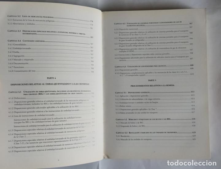 Libros de segunda mano: CODIGO MARITIMO INTERNACIONAL DE MERCANCIAS PELIGROSAS - CODIGO IMDG - MINISTERIO DE FOMENTO - Foto 3