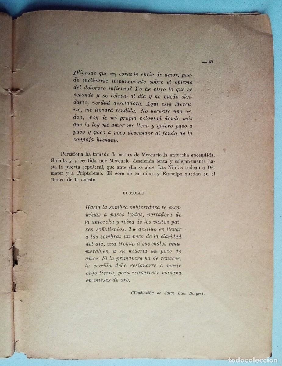 Libros de segunda mano: Gide, Andr&eacute; - Pers&eacute;phone - Traducci&oacute;n de Jorge Luis Borges - (1936) - Foto 2