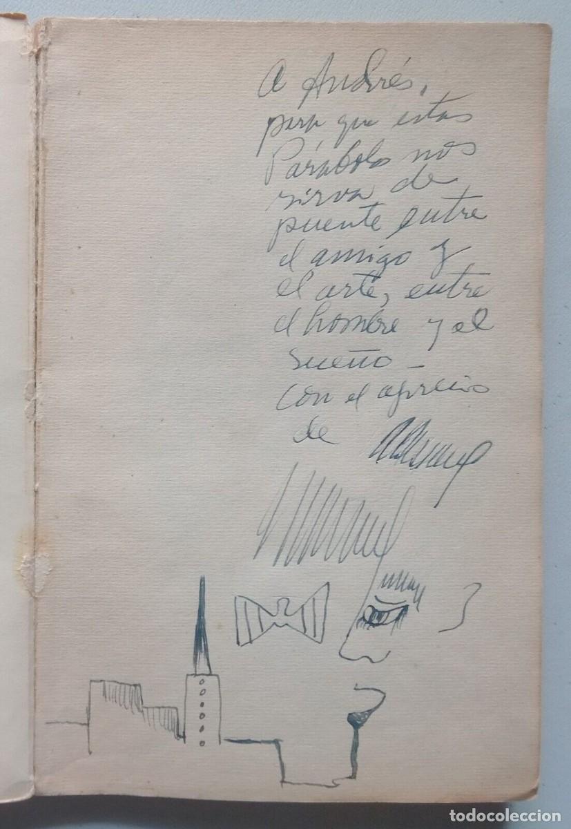 Libros de segunda mano: Del Cabral, Manuel - 30 Par&aacute;bolas - Primera Edici&oacute;n - (1956) - SIGNED - Foto 2
