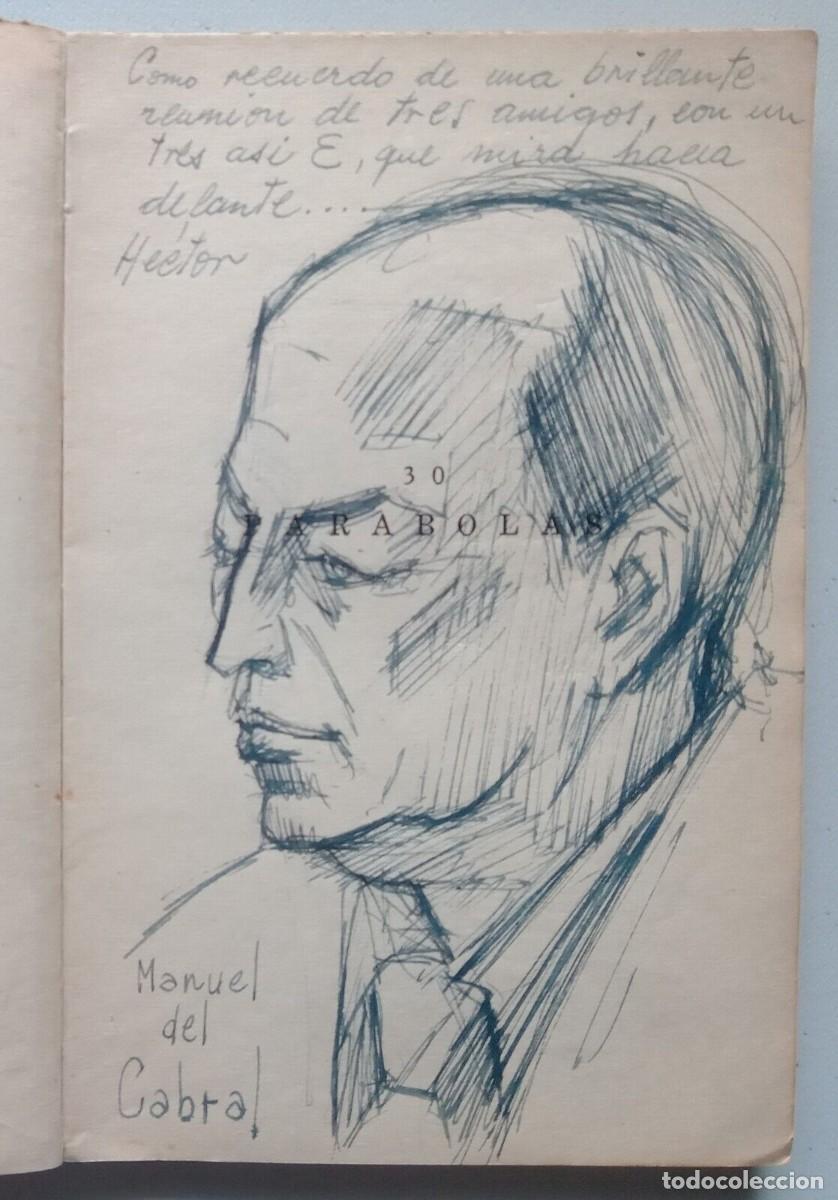 Libros de segunda mano: Del Cabral, Manuel - 30 Par&aacute;bolas - Primera Edici&oacute;n - (1956) - SIGNED - Foto 3