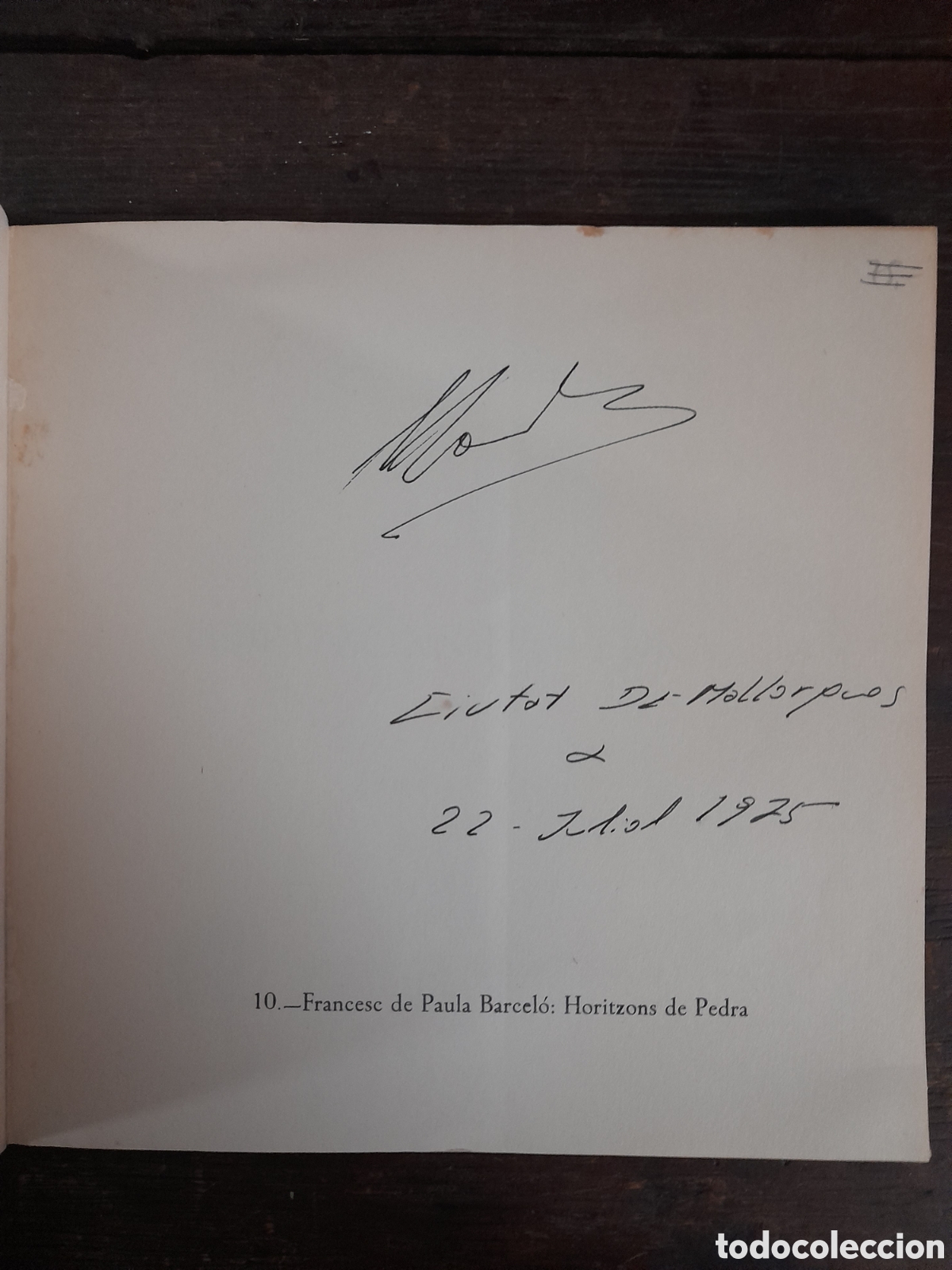 Libros de segunda mano: Horitzons de Pedra, Francesc de Paula - DAEDALUS 1969 - Foto 2