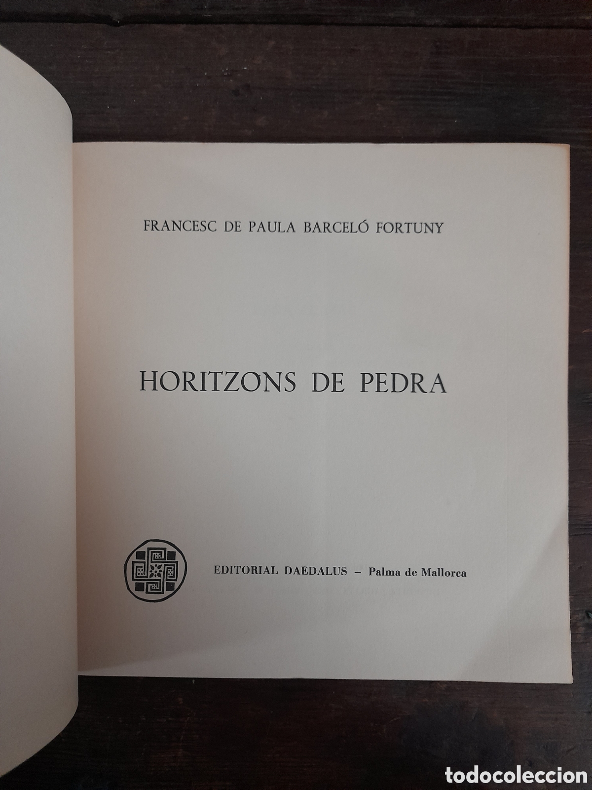 Libros de segunda mano: Horitzons de Pedra, Francesc de Paula - DAEDALUS 1969 - Foto 3