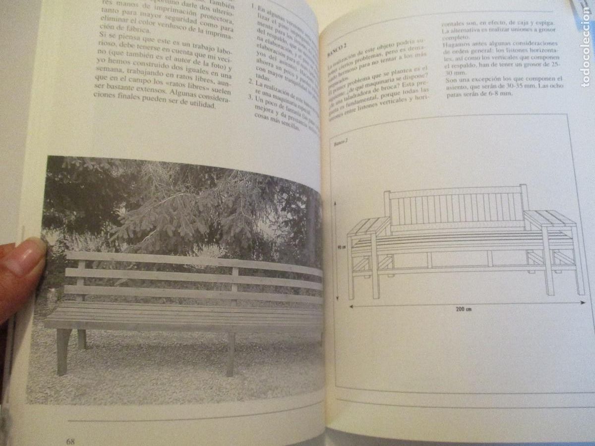 Libros de segunda mano: PAOLO MOREALE C&oacute;mo construir muebles r&uacute;sticos W24148 - Foto 5
