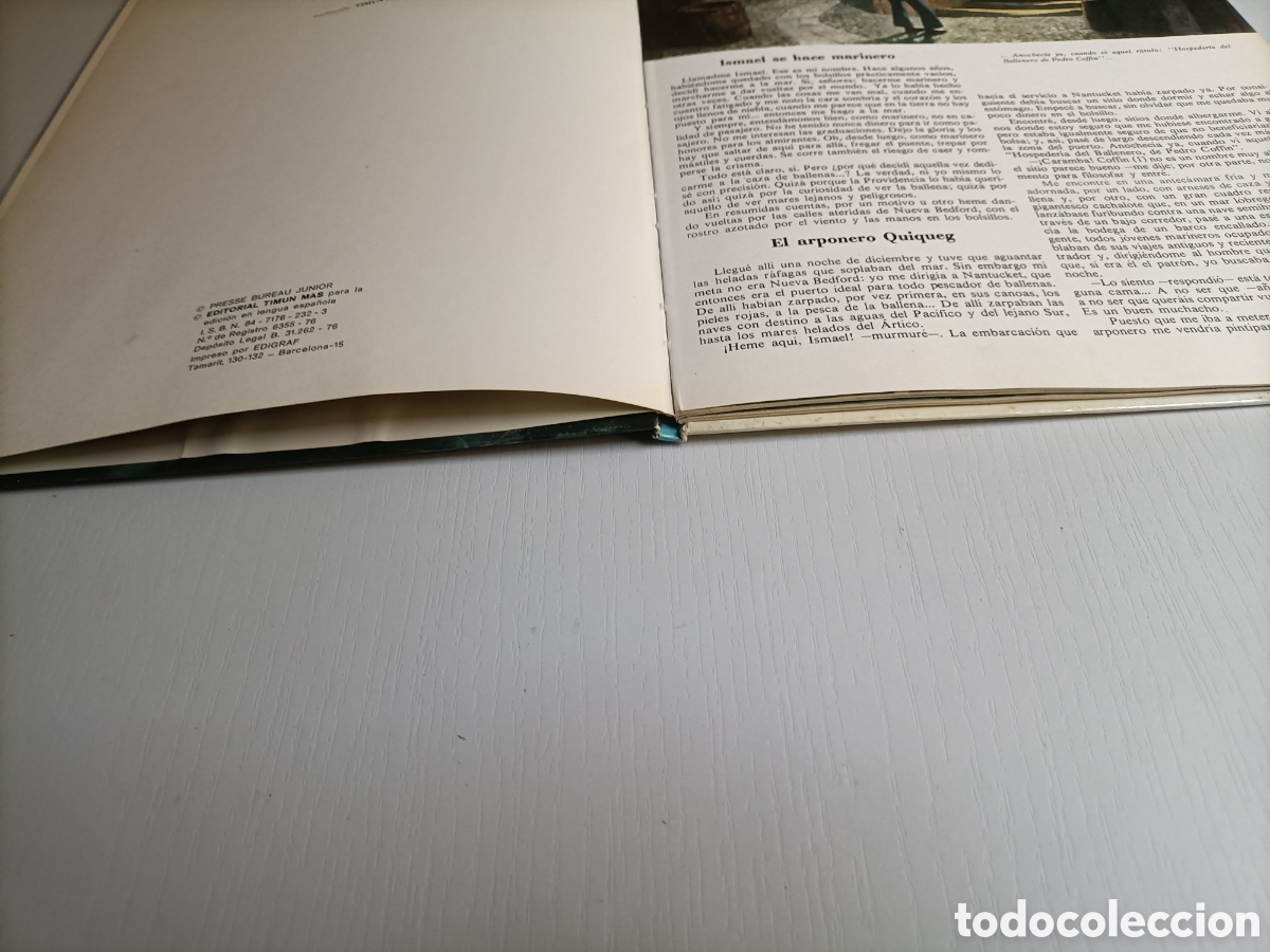 Libros de segunda mano: Moby Dick Hermann Melville . Editorial timun m&aacute;s 1976 - Foto 7