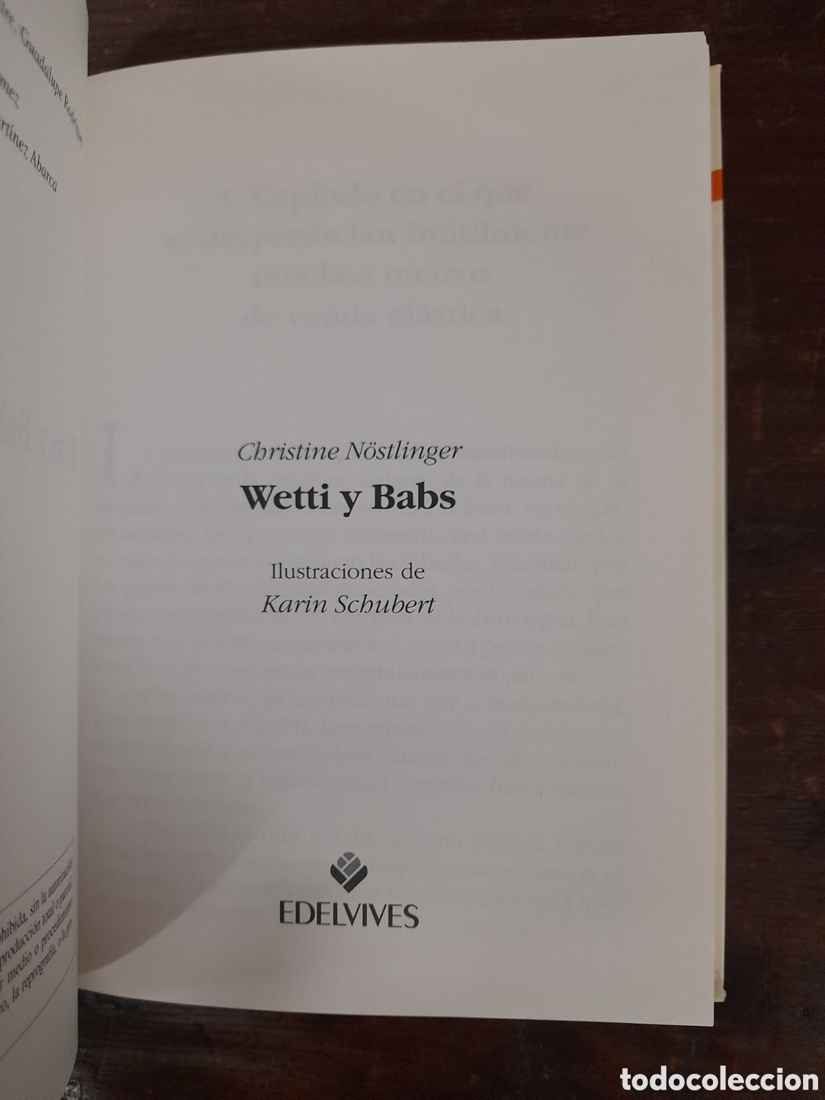 Libros de segunda mano: Wetti y Babs, Christine N&ouml;stlinger - EDELVIVES 2001 - Foto 2
