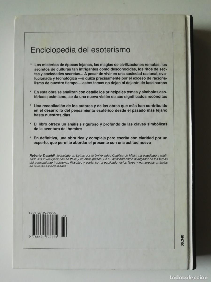 Libros de segunda mano: ENCICLOPEDIA DEL ESOTERISMO - ROBERTO TRESOLDI - ED. DE VECCHI 2003 - Foto 2