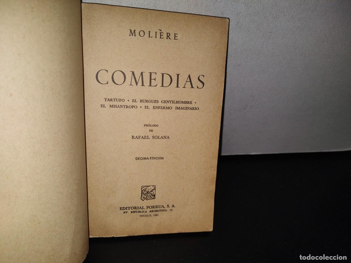 Libros de segunda mano: 83- COMEDIAS - MOLIERE - PORR&Uacute;A - Foto 3