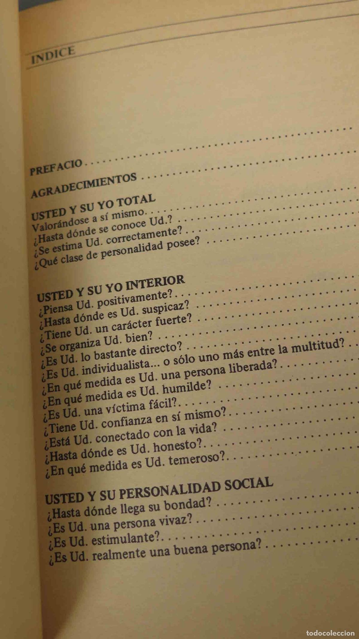 Libros de segunda mano: Juegos. El libro de los tests. Con&oacute;zcase a usted mismo. Nash - Foto 2