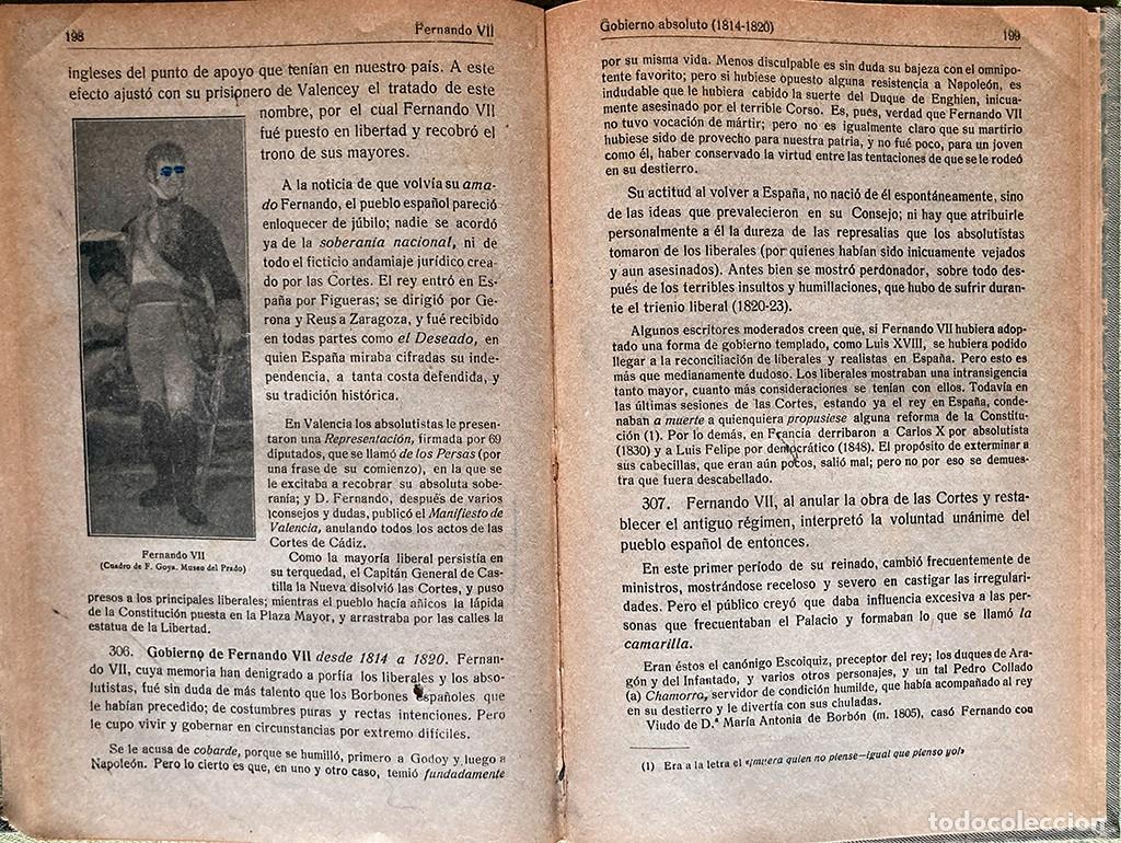 Libros de segunda mano: Compendio de historia de Espa&ntilde;a - Foto 7