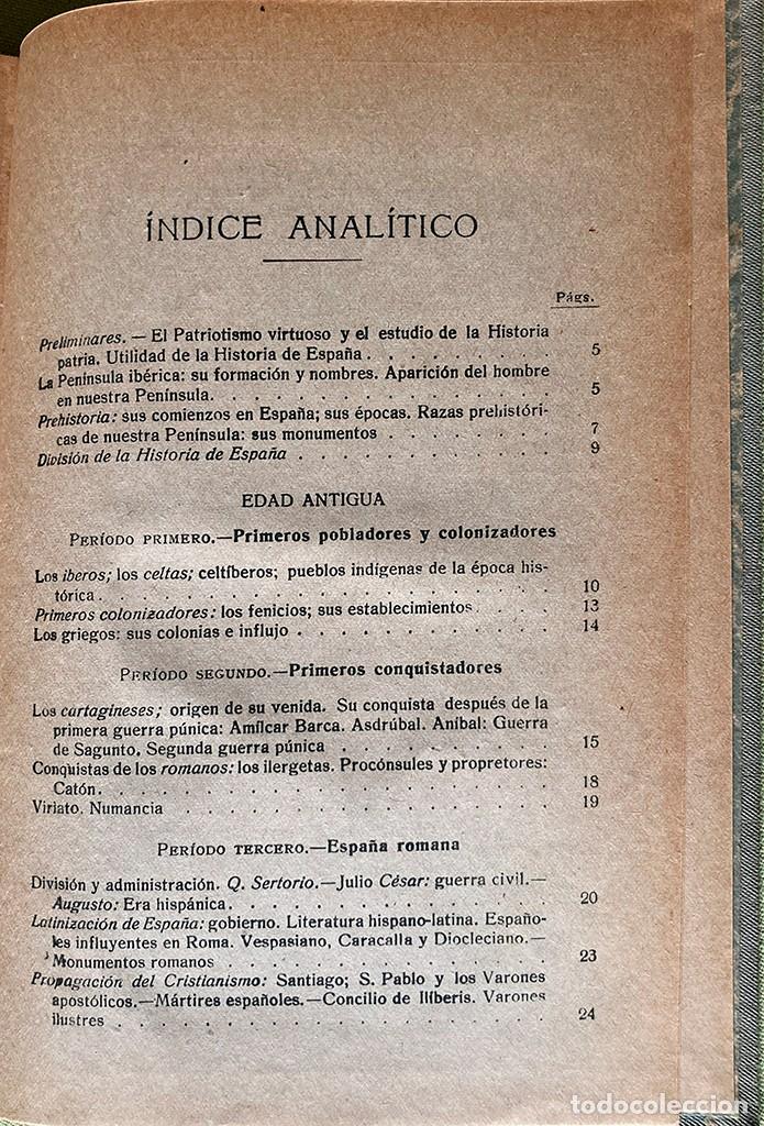 Libros de segunda mano: Compendio de historia de Espa&ntilde;a - Foto 8