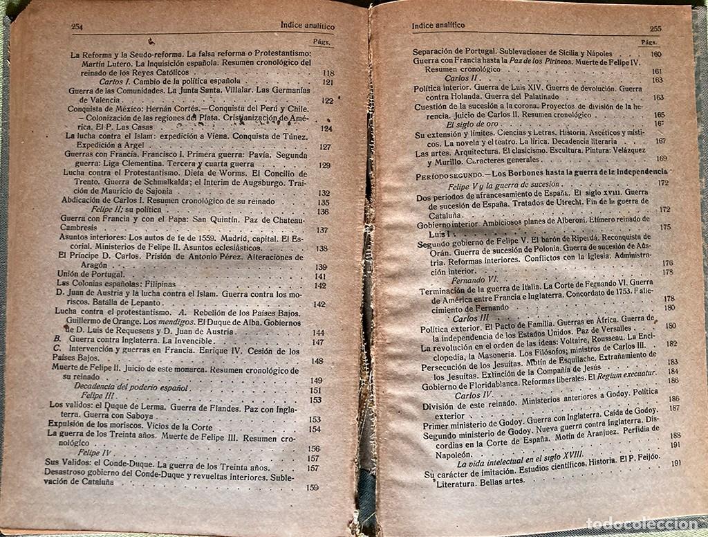 Libros de segunda mano: Compendio de historia de Espa&ntilde;a - Foto 9