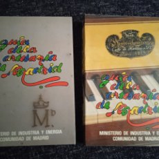 Libros de segunda mano: GUÍA DE LA ARTESANÍA DE MADRID OBRA EN 2 TOMOS -ED. MINIS. INDUSTRIA Y ENERGÍA-COMUNIDAD DE MADRID