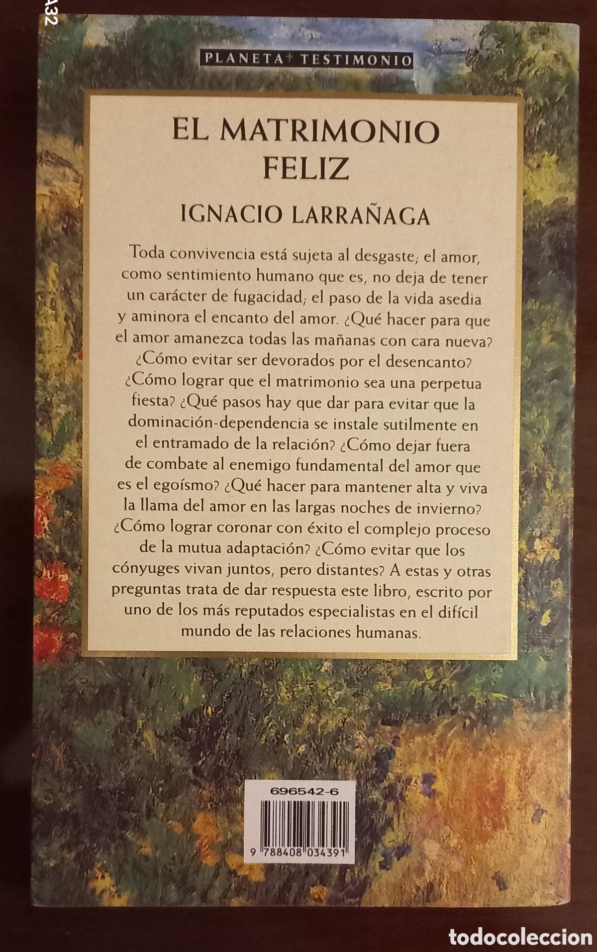 Libros de segunda mano: EL MATRIMONIO FELIZ. IGNACIO LARRA&Ntilde;AGA - Foto 2