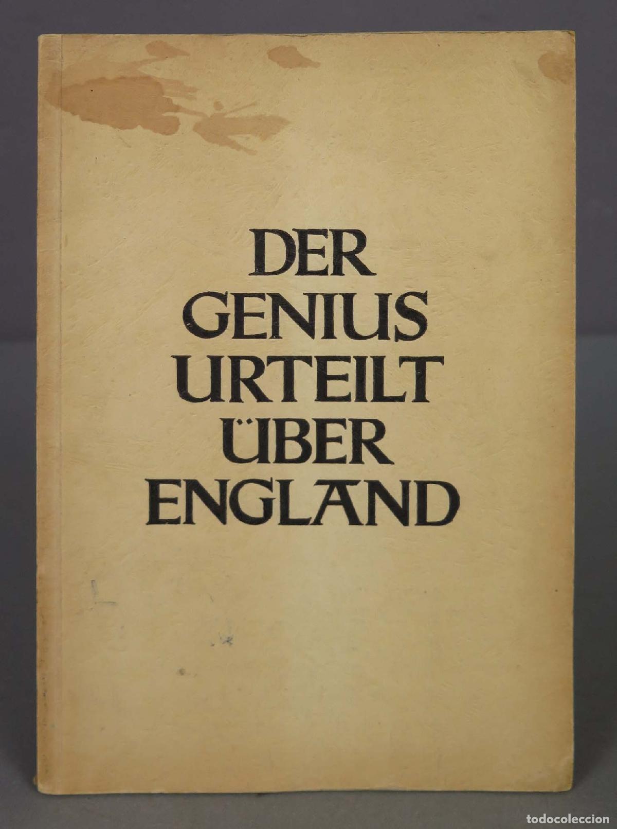 Libros de segunda mano: Der Genius urteilt &uuml;ber England - Foto 1