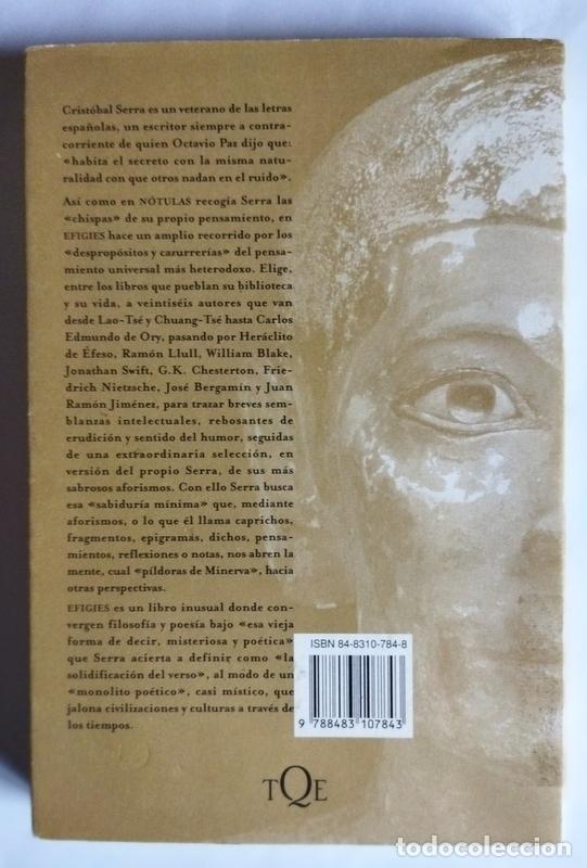 Libros de segunda mano: EFIGIES - CRISTOBAL SERRA - Foto 3