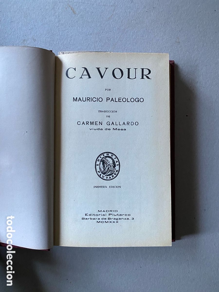 Libros de segunda mano: Cavour (Mauricio Paleologo) - Foto 1
