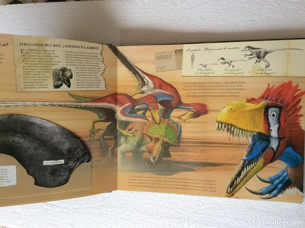 Libros de segunda mano: Dinosaurios Libro interactivo infantil, Montena - Foto 4