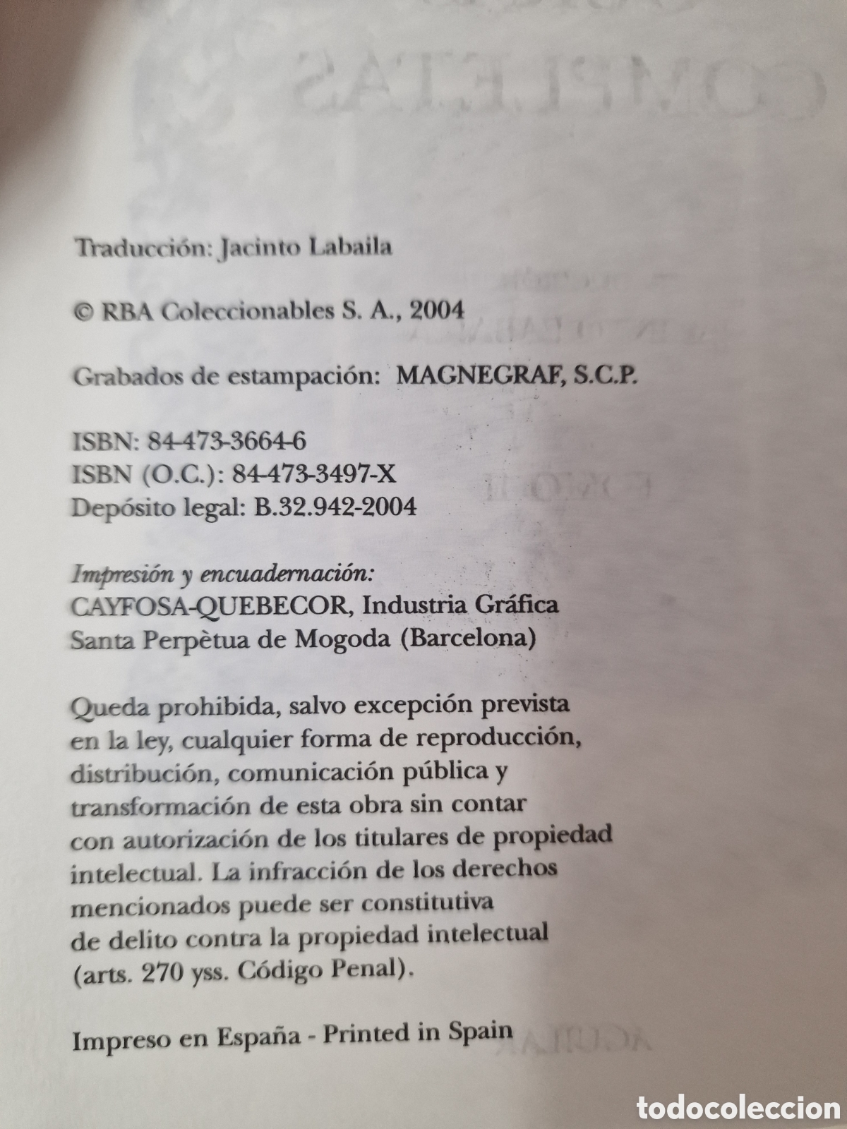 Libros de segunda mano: Hugo, Obras Completas II - Foto 2