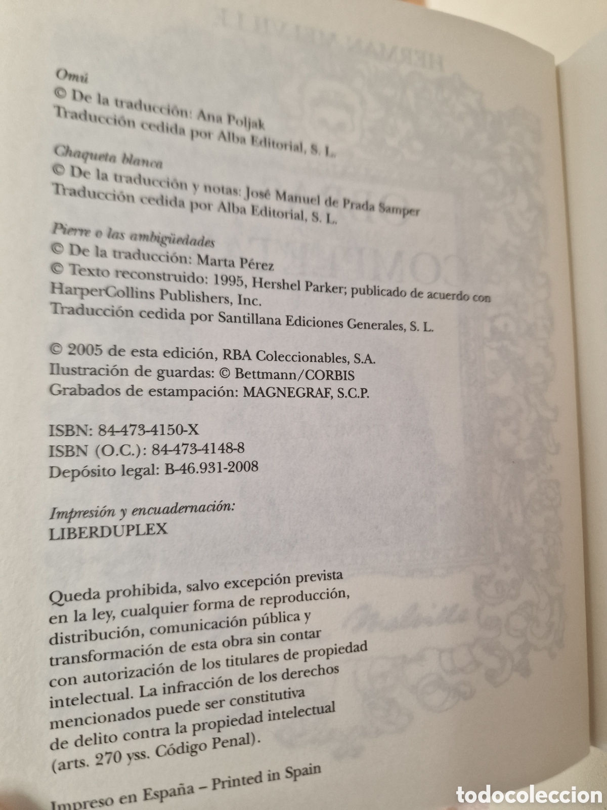 Libros de segunda mano: Melville, Obras Completas II - Foto 4