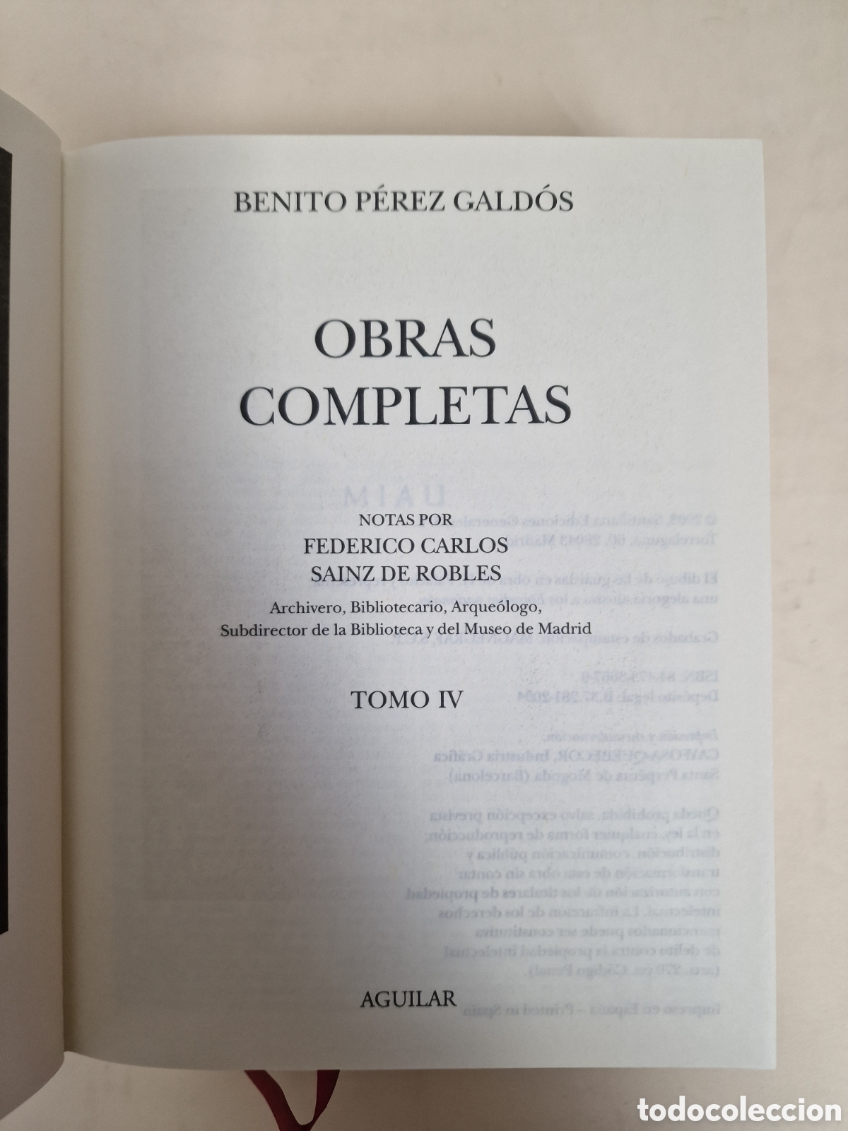 Libros de segunda mano: P&eacute;rez Galdos, Obras Completas - Foto 3