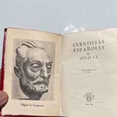 Libros de segunda mano: CUENTISTAS ESPAÑOLES DEL SIGLO XX. AGUILAR CRISOL 126. 4 EDICIÓN 1963
