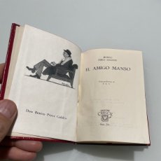 Libros de segunda mano: EL AMIGO MANSO. BENITO PEREZ GALDOS. AGUILAR CRISOL 331. 2 EDICIÓN 1961