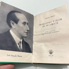 Libros de segunda mano: PRIMAVERA Y FLOR DE SU LÍRICA. AMADO NERVO. AGUILAR CRISOL 316. 2 EDICIÓN 1959