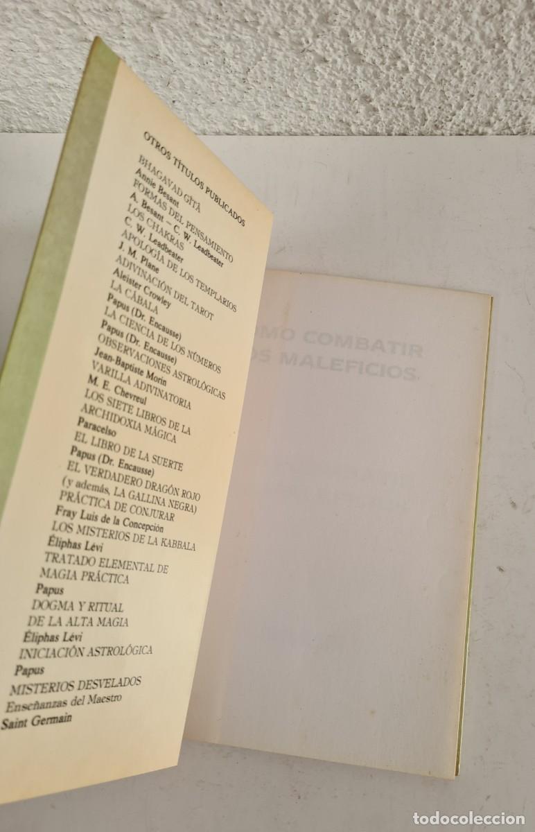 Libros de segunda mano: C&oacute;mo Combatir los Maleficios - Papus (Dr. Encausse) - Magia Hermetismo - Foto 7