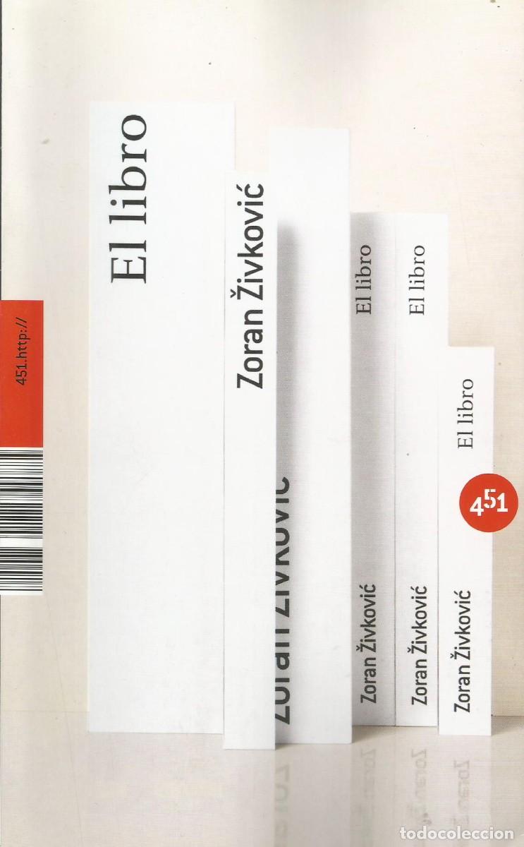 Libros de segunda mano: El libro; El escritor. Zoran Zivkovic - Foto 1