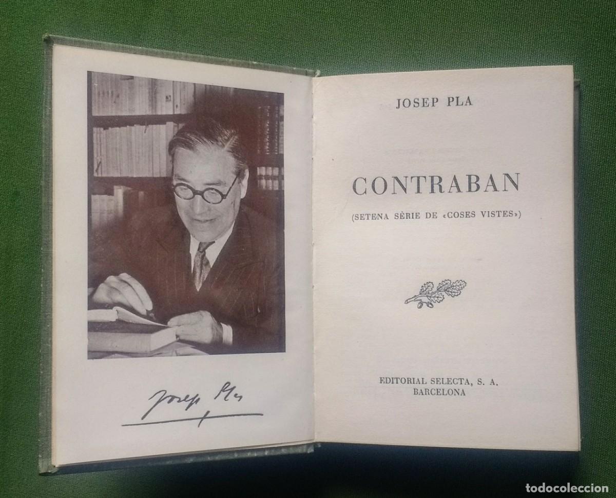 Libros de segunda mano: CONTRABAN - JOSEP PLA - 1&ordf; EDICIO 1954 - Foto 1