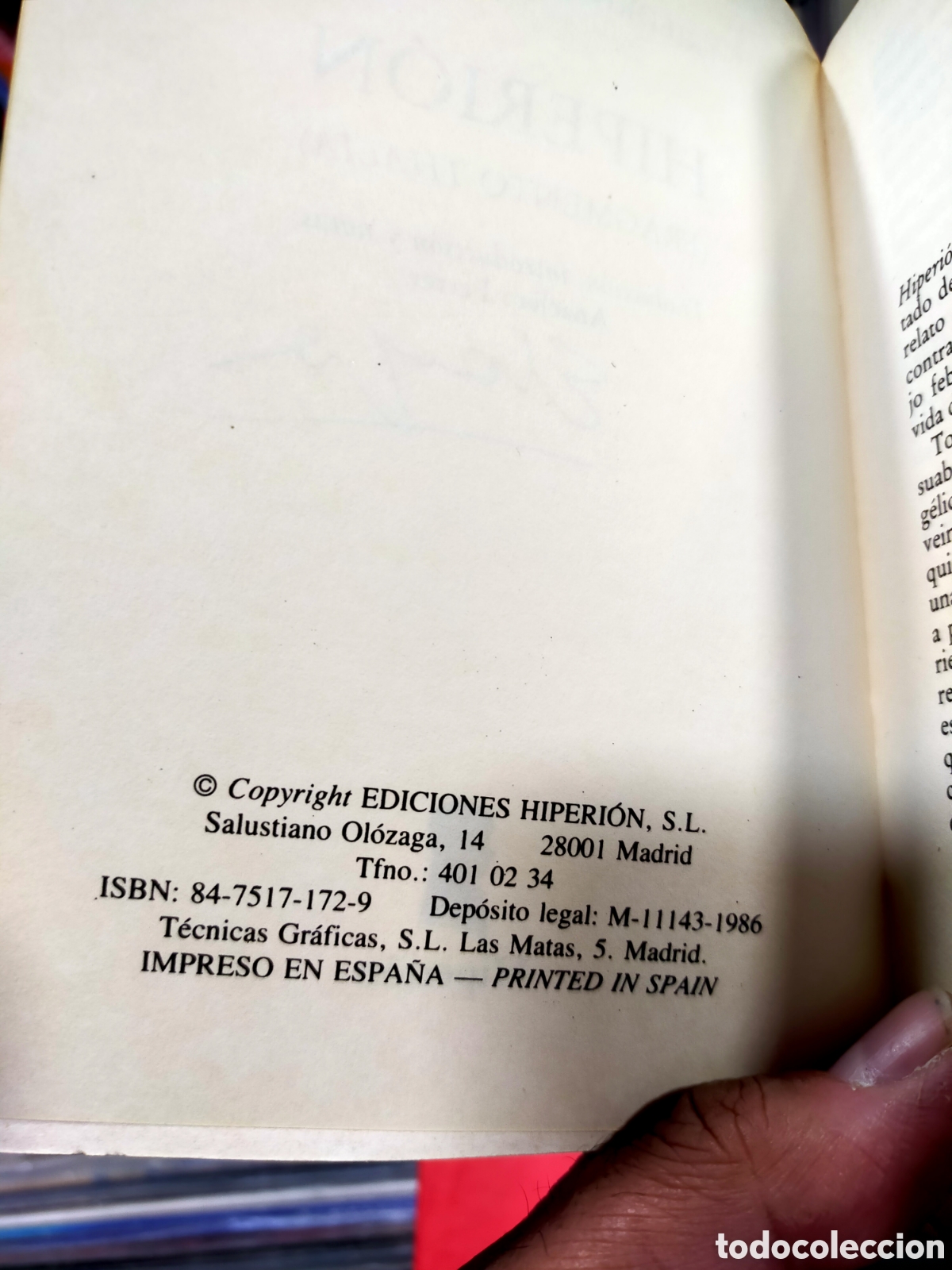 Libros de segunda mano: HIPERI&Oacute;N (FRAGMENTO THAL&Iacute;A) - FRIEDRICH H&Ouml;LDERLIN - Foto 6