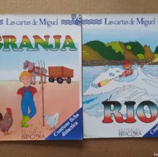 Libros de segunda mano: LOTE LAS CARTAS DE MIGUEL: LA GRANJA/EL RÍO (BITÁCORA, 1988). POR FLORENCIO NIETO.