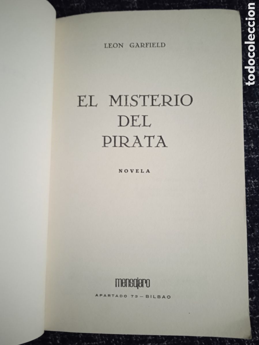 Libros de segunda mano: EL MISTERIO DEL PIRATA / LEON GARFIELD - Foto 2