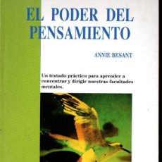 Libros de segunda mano: ANNIE BESANT : EL PODER DEL PENSAMIENTO (EDITORA AMELIA BOUDET, 1992)