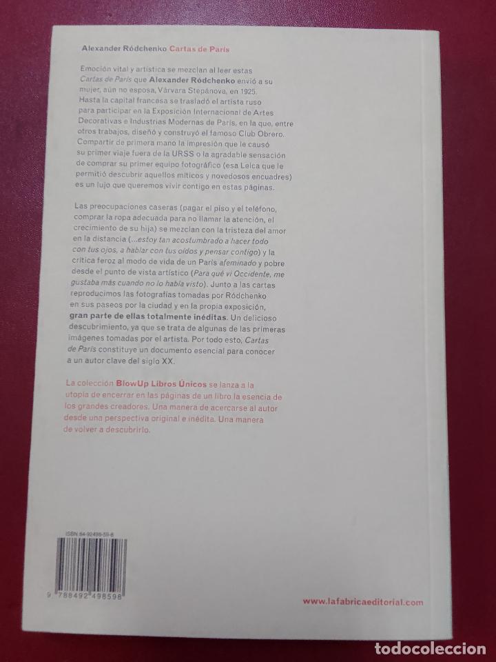 Libros de segunda mano: Alexander R&oacute;dchenko: Cartas de Par&iacute;s (La F&aacute;brica. 2009) - Foto 2