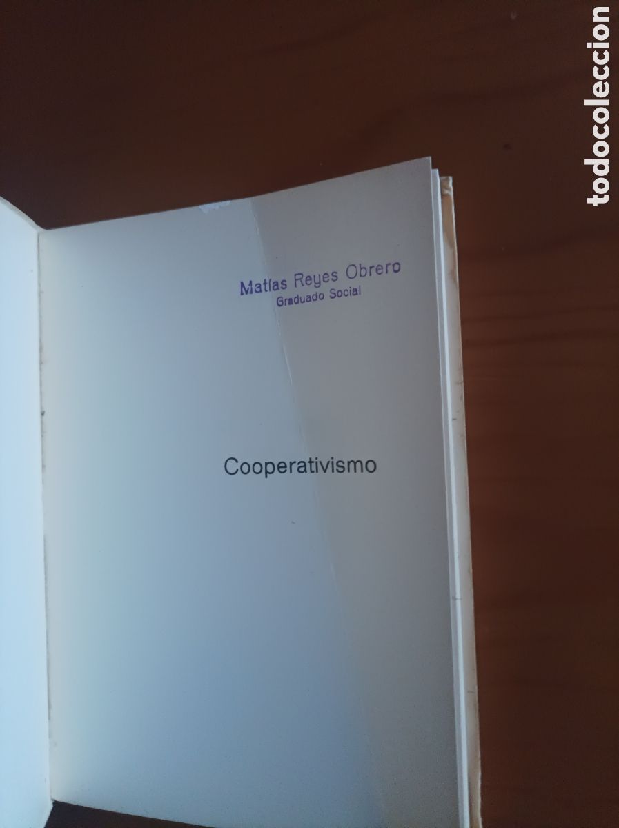 Libros de segunda mano: Cooperativismo / Joaqu&iacute;n MATEO y Alberto Palacio - Foto 2