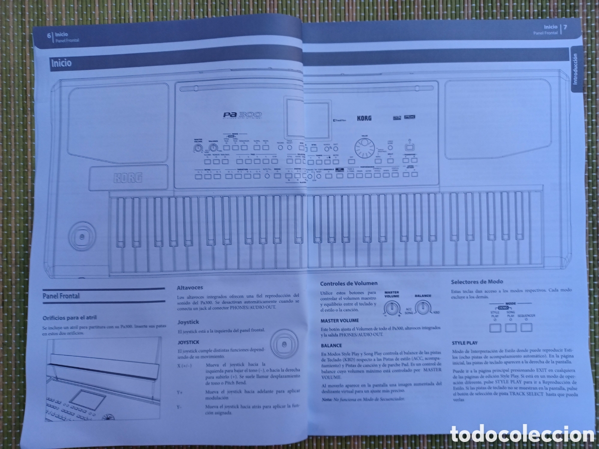 Libros de segunda mano: Gu&iacute;a r&aacute;pida KORG PA 300 - Foto 2