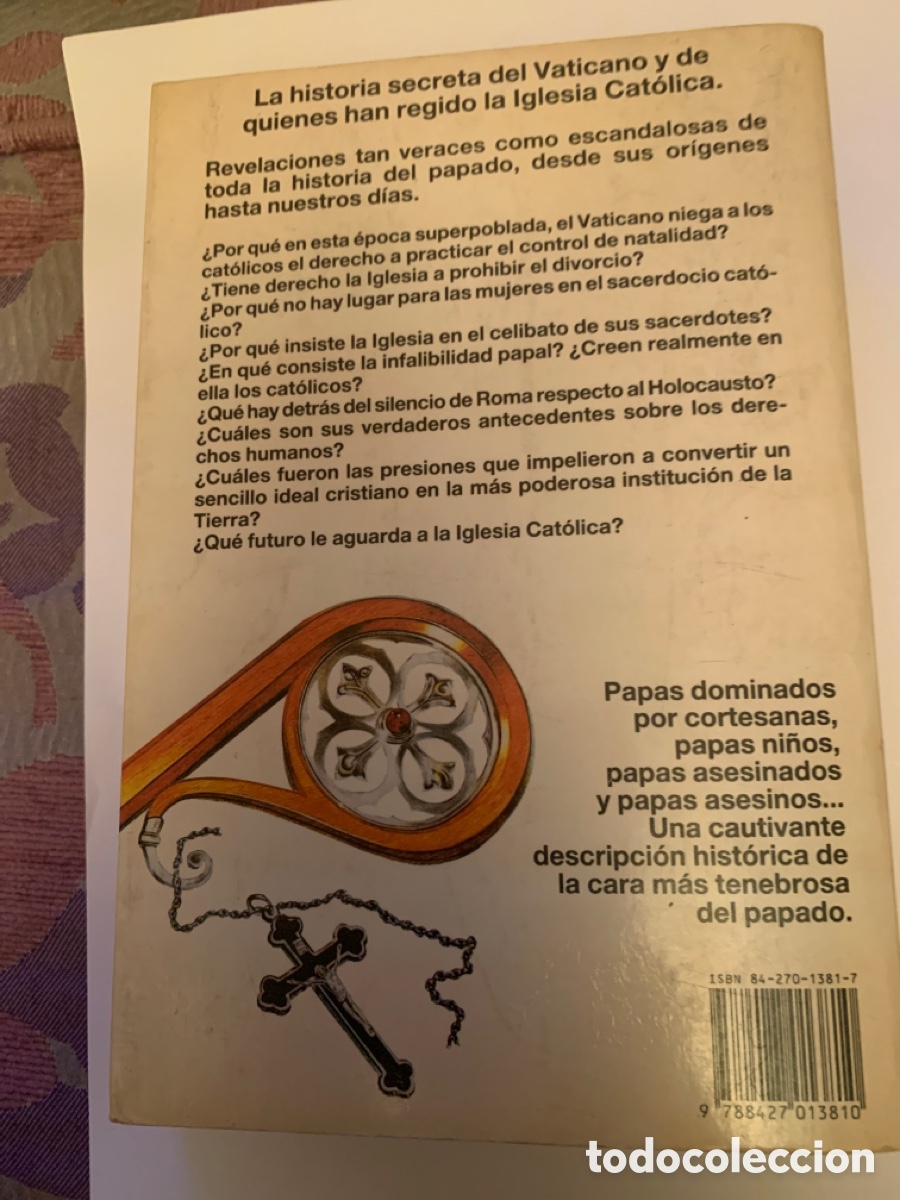 Libros de segunda mano: Vicarios de cristo peter de rosa martinez roca - Foto 2
